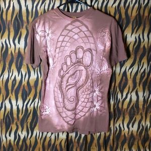 Wookiefoot Band One of a Kind Bleach Dyed Tee